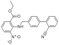 2-[[(2'-氰基聯(lián)苯-4-基)甲基]氨基]-3-硝基苯甲酸乙酯